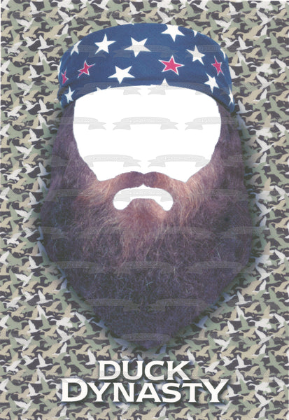 Duck Dynasty Willie Jess Robertson Face Frame Custom Image Edible Cake Topper Image Frame ABPID04951