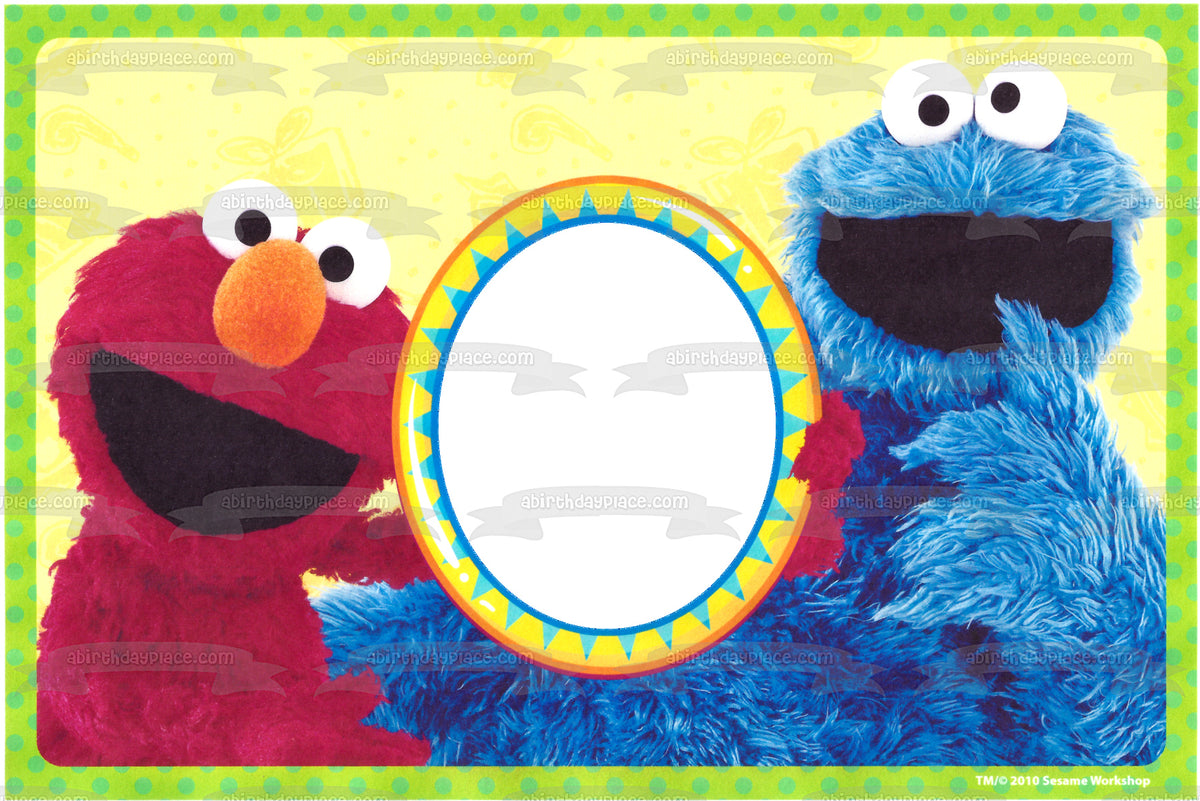 Blank Elmo Birthday Invitations