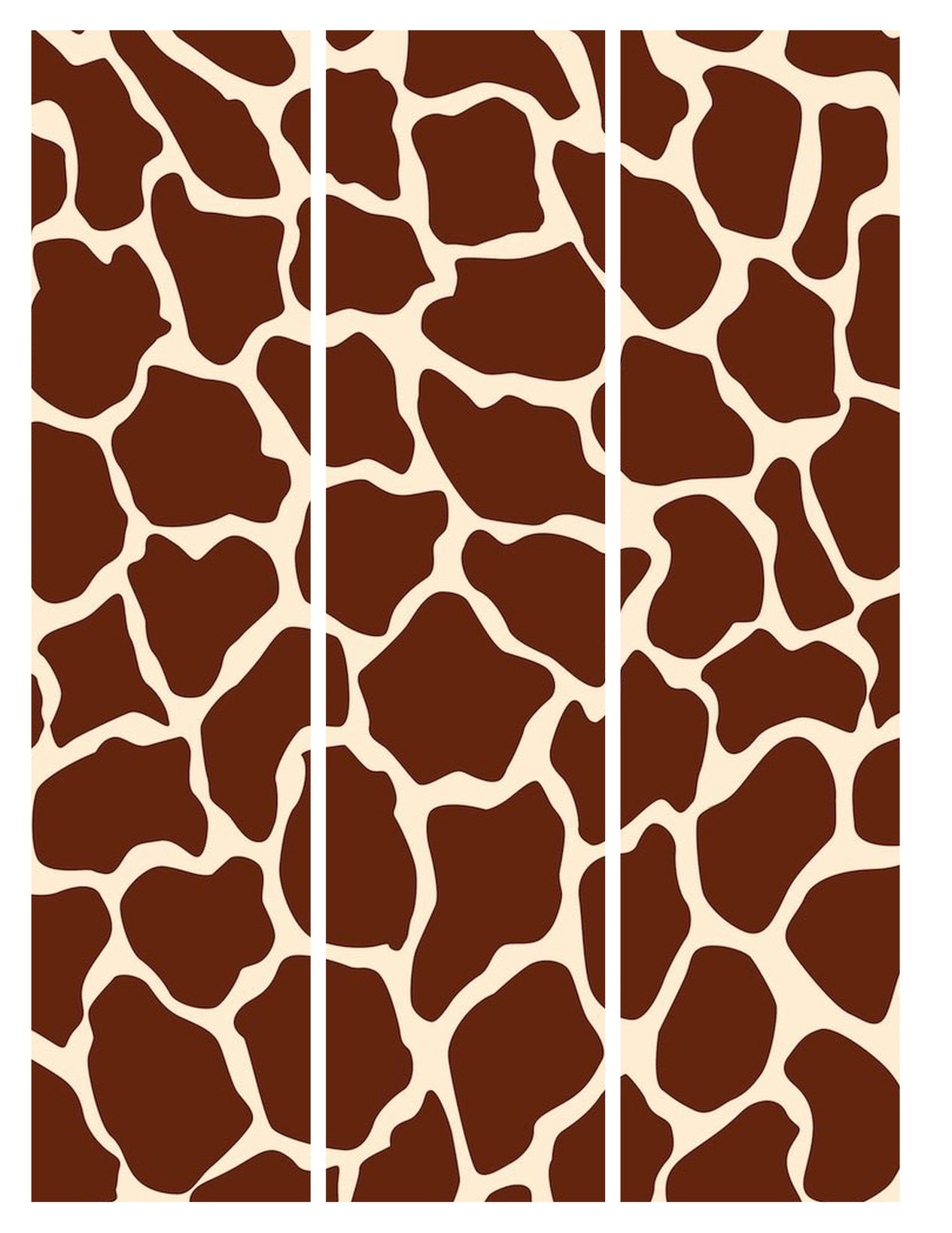 Giraffe Spots Pattern Edible Cake Topper Image Strips ABPID14788
