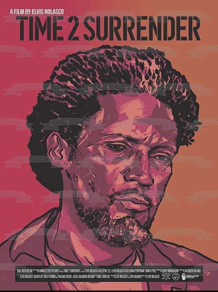 Time 2 Surrender Dino Movie Poster Edible Cake Topper Image ABPID21994