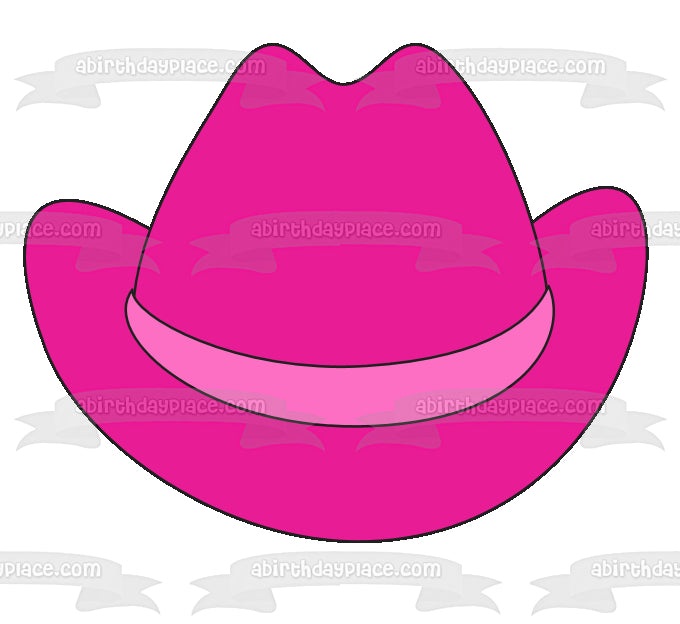 Custom Pink Cowboy Hat - Sprinkled With Pink