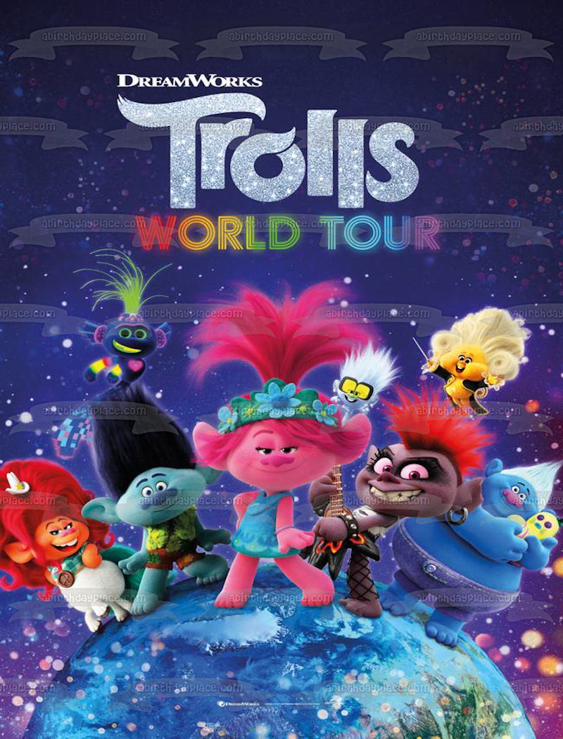 DreamWorks Trolls World Tour Movie Poster Poppy Branch Thrash Queen Es – A  Birthday Place