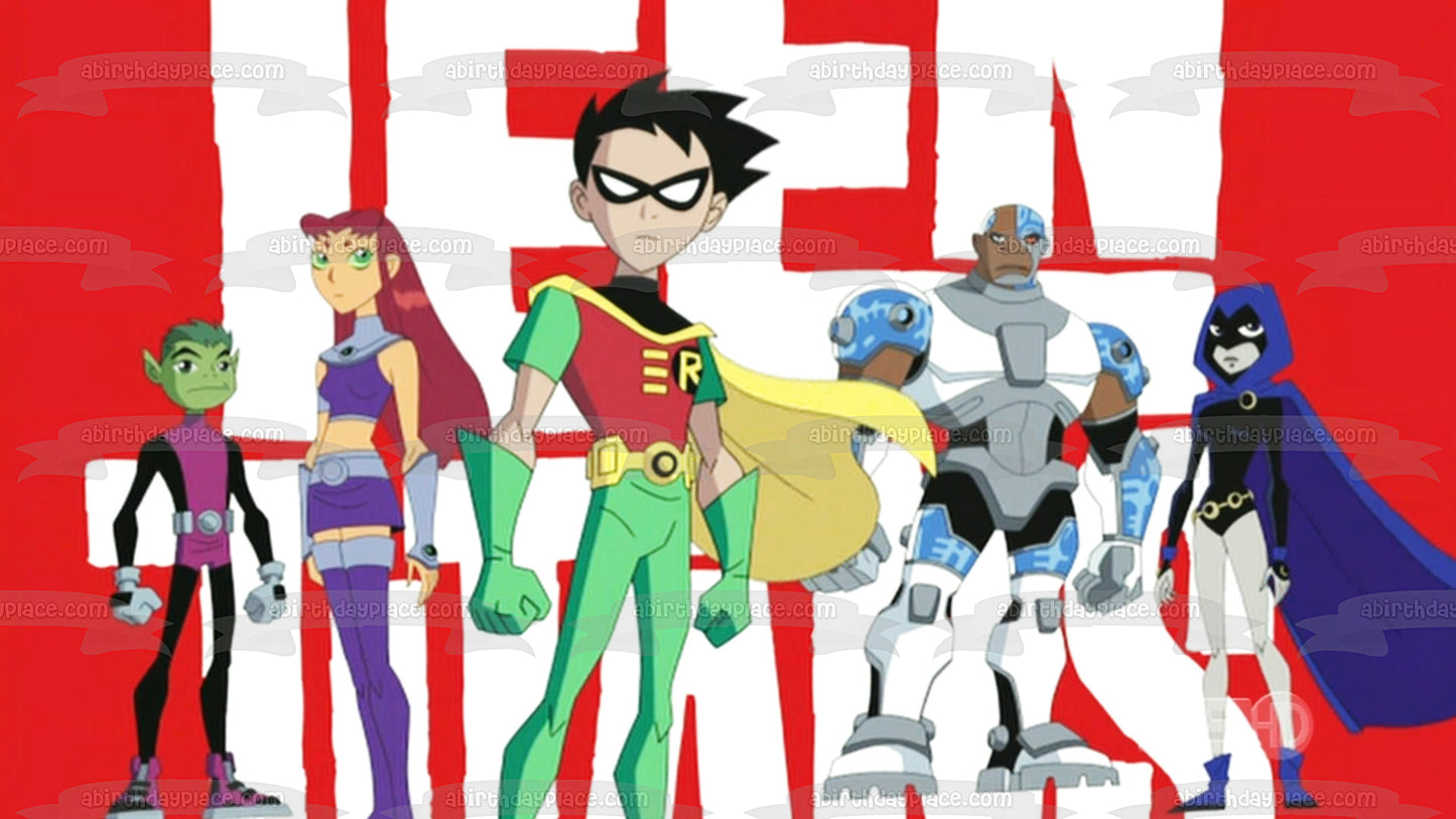 Original Teen Titans Edible Cake Topper Image ABPID51400