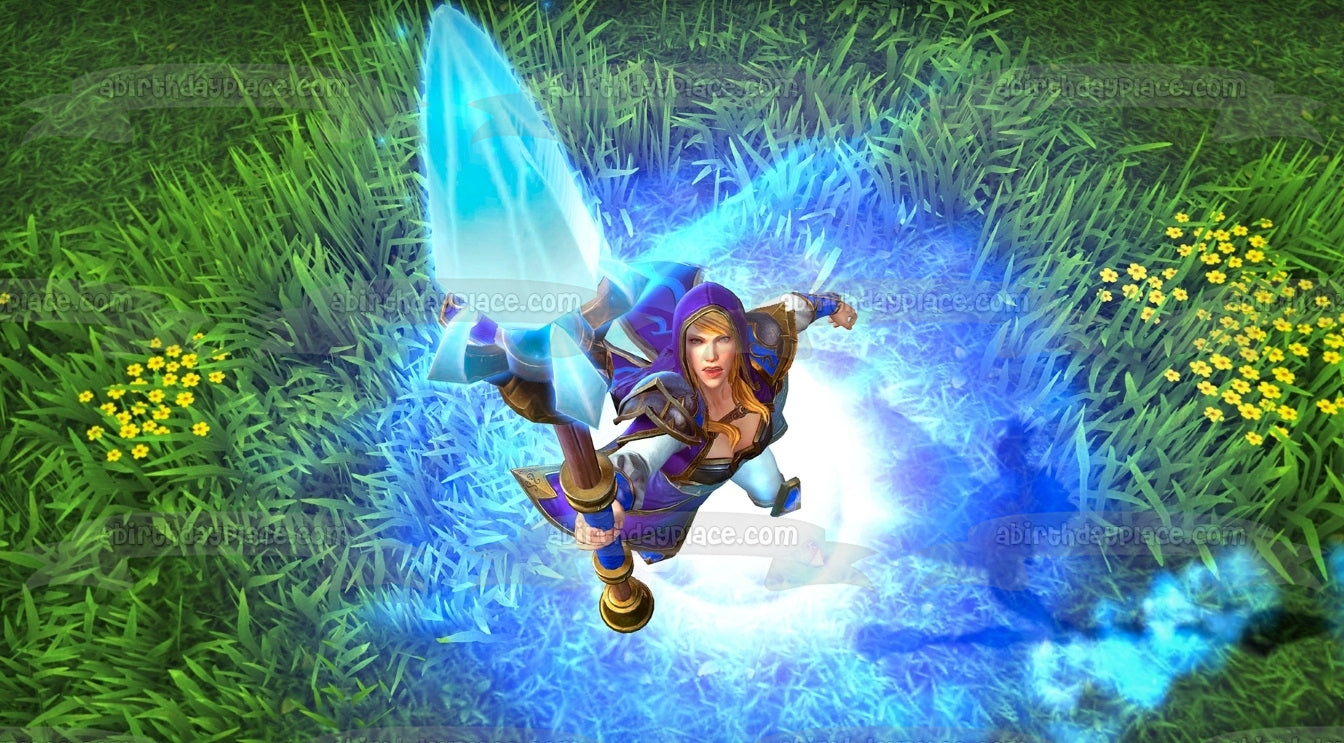 Warcraft 3: Reforged Arthas Menethil Edible Cake Topper Image ABPID51893