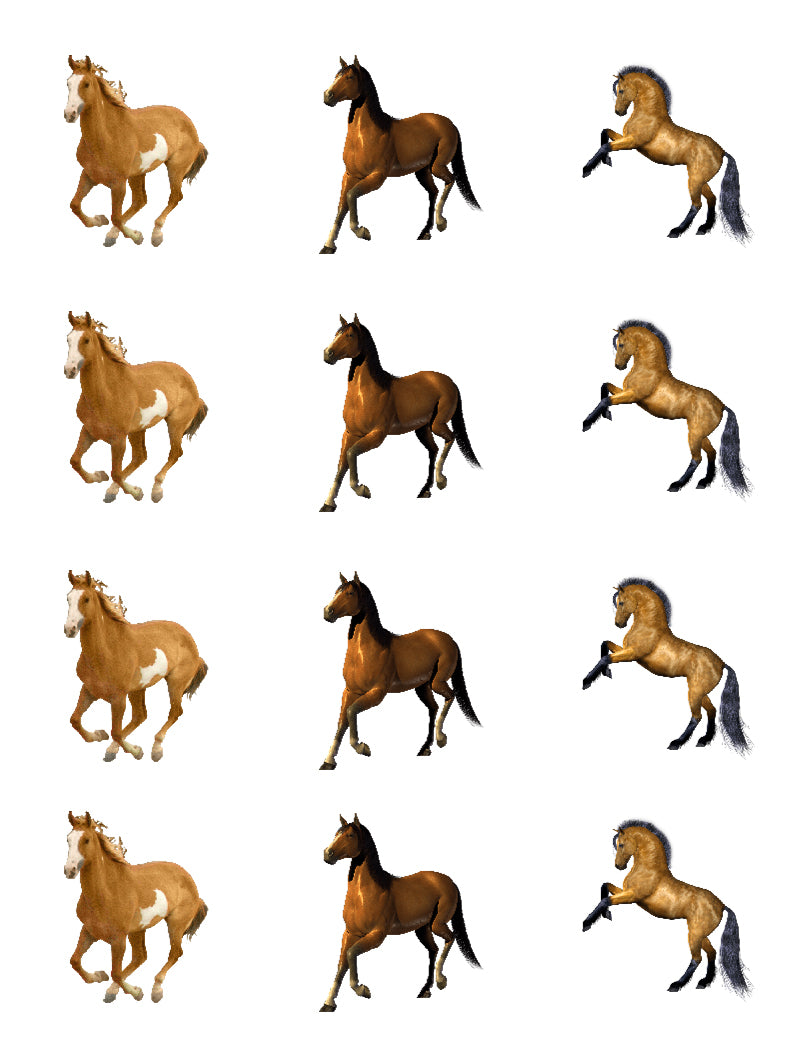 Free Printable Horse Cupcake Toppers Free Printable Horse Cupcake Toppers