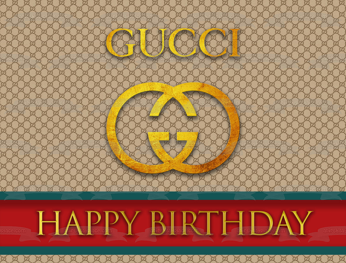 Gucci edible image - Edible Perfections