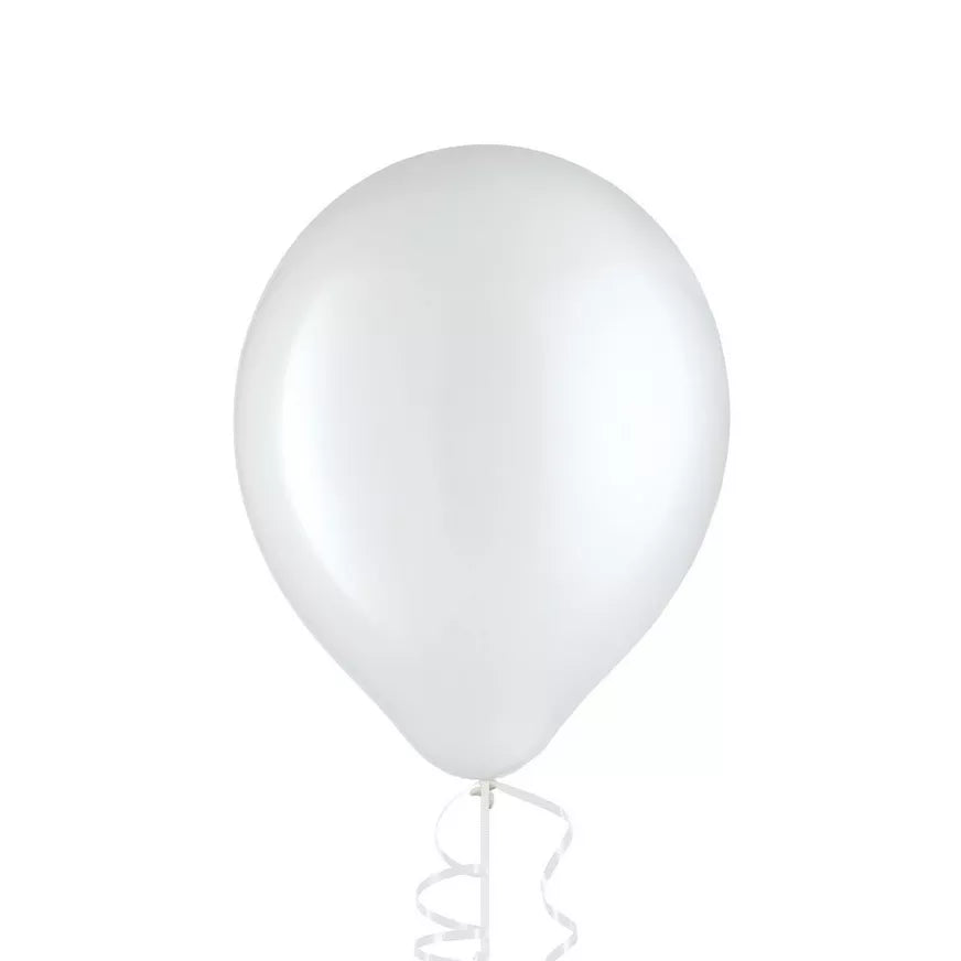 Globo de látex blanco de 11", 1 unidad