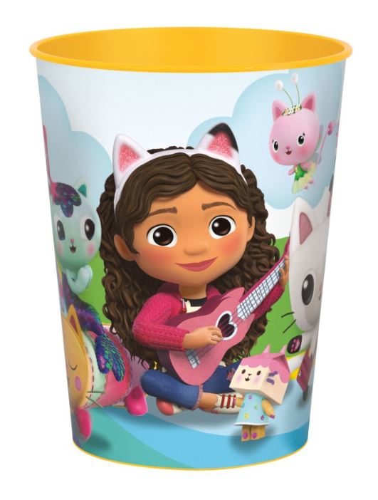 Gabby's Dollhouse 16oz Plastic Stadium Cup, 1ct