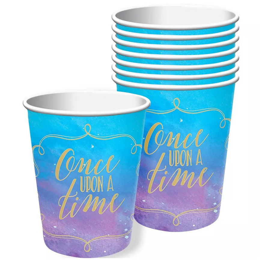 Disney Princess Once Upon A Time Cups, 9 Oz., 8ct