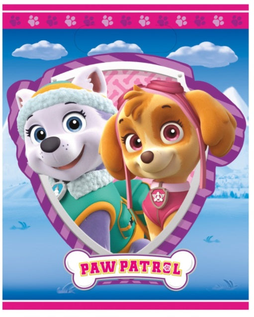 Bolsas de botín rosa Paw Patrol, 8 unidades