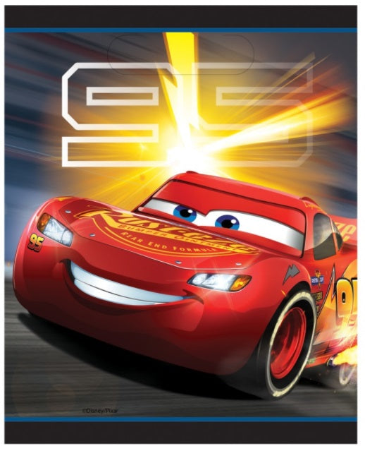 Disney Cars 3 Movie Loot Bags, 8ct