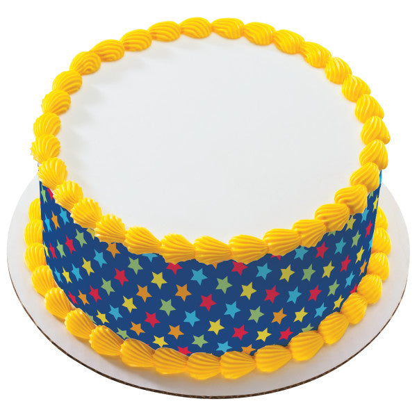 Classic Stars Edible Cake Topper Image Strips