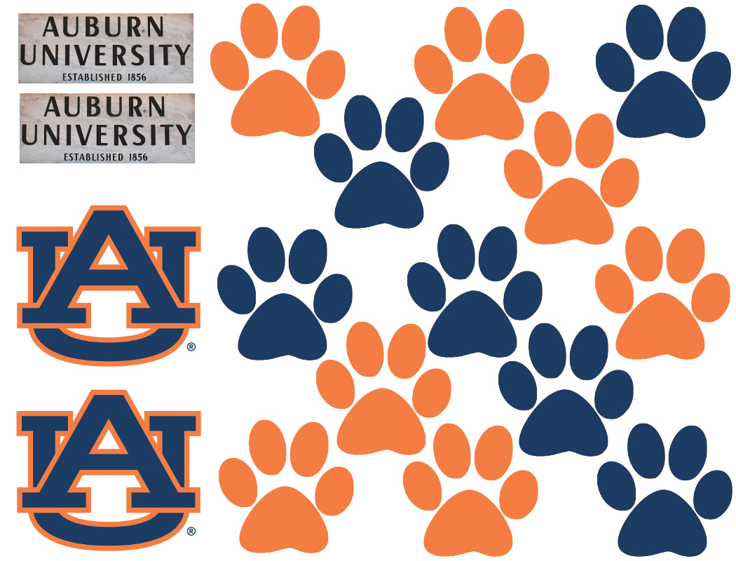 Custom Auburn University Logos, Signs, and Paws