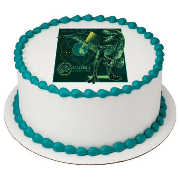 Jurassic World™ Fallen Kingdom Tracker Edible Cake Topper Image