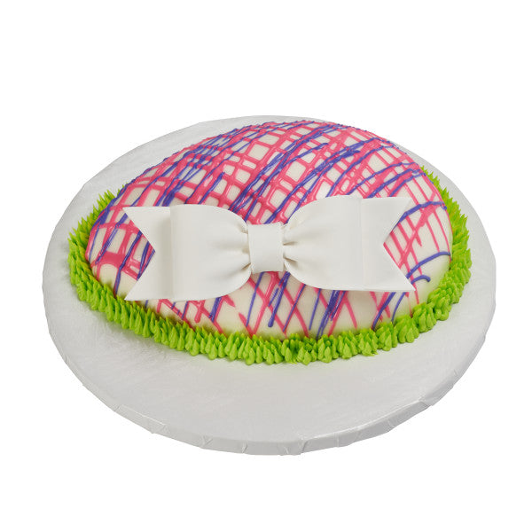 White Gum Paste Bows