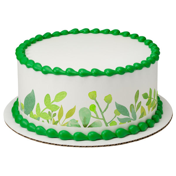 Greenery PhotoCake® Image Strips