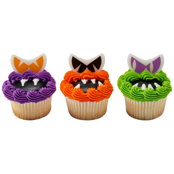 Scary Glow Eyes Cupcake Rings