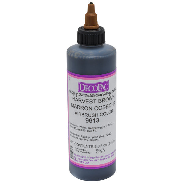 DecoPac Harvest Brown Premium Airbrush Premium Airbrush Color