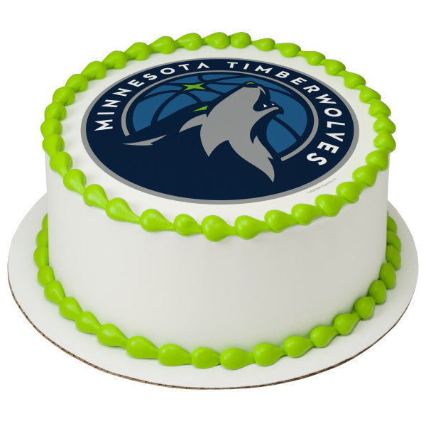 NBA Minnesota Timberwolves Edible Cake Topper Image