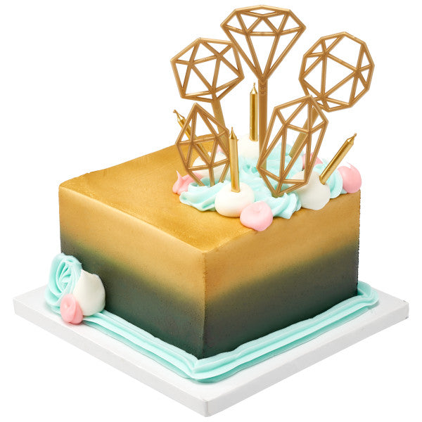 Metallic Smooth Assortment Smooth & Spiral Candles