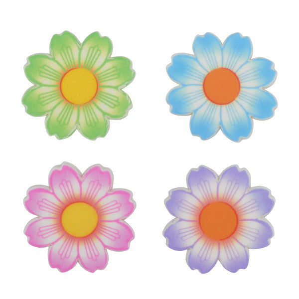 Daisies Assortment Sweet Décor™ Printed Edible Decorations