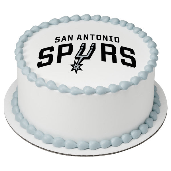 NBA San Antonio Spurs Edible Cake Topper Image