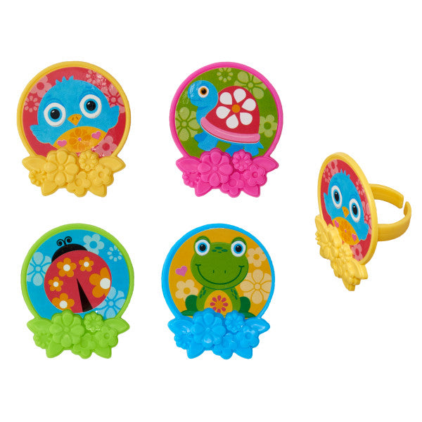 Spring Friends Cupcake Rings
