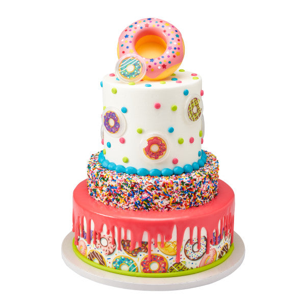 Donuts Edible Cake Topper Image Strips