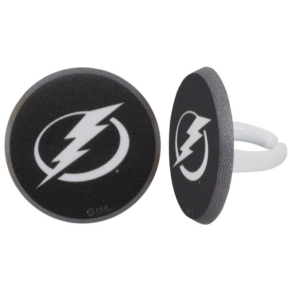 NHL® Puck Team Logo Cupcake Rings