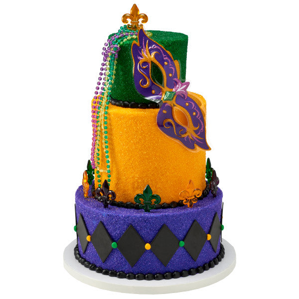 Mardi Gras Bead Necklace Layon