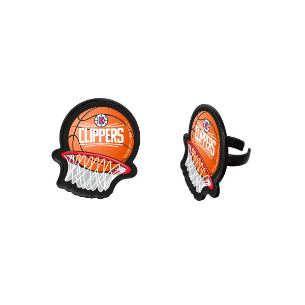 NBA Net Cupcake Rings - Los Angeles Clippers (12 pieces)