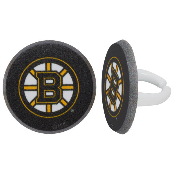 NHL® Puck Team Logo Cupcake Rings
