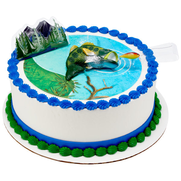 Fishing Edible Cake Topper Image DecoSet® Background