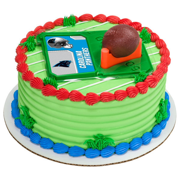 DecoSet de camiseta y fútbol americano de la NFL - Carolina Panthers