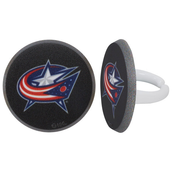NHL® Puck Team Logo Cupcake Rings