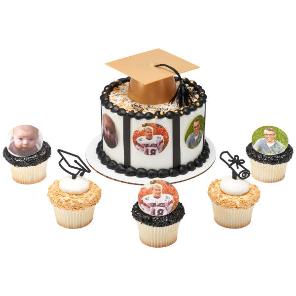 Gorro Graduado Liso Dorado Layon