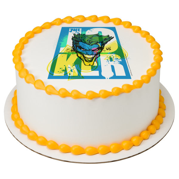 Batman™ The Joker Edible Cake Topper Image