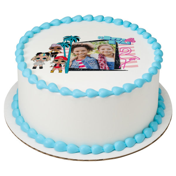 L.O.L. SURPRISE!™ #BFF's 4 Eva! Edible Cake Topper Image Frame