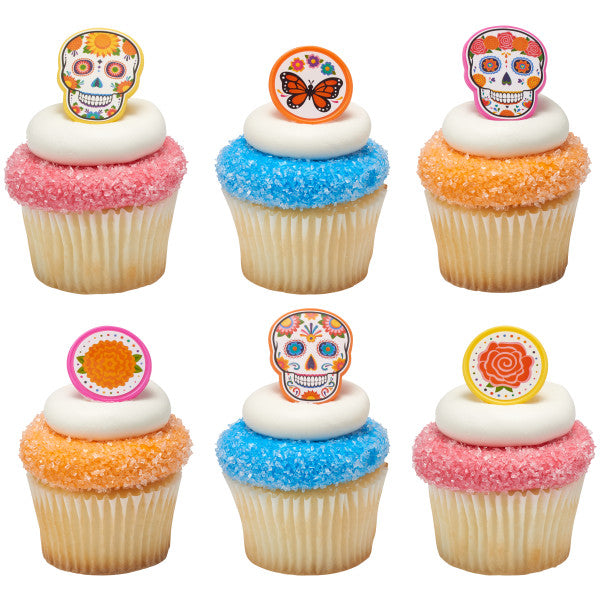 Día de los Muertos Assortment Cupcake Rings