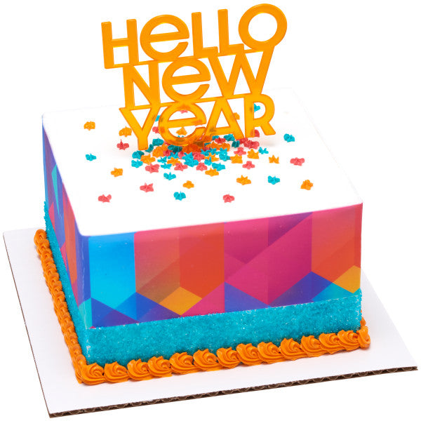 Hola año nuevo Layon vertical