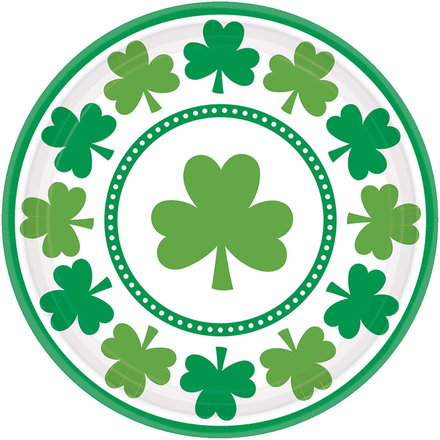 Lucky Shamrocks 7" Plates