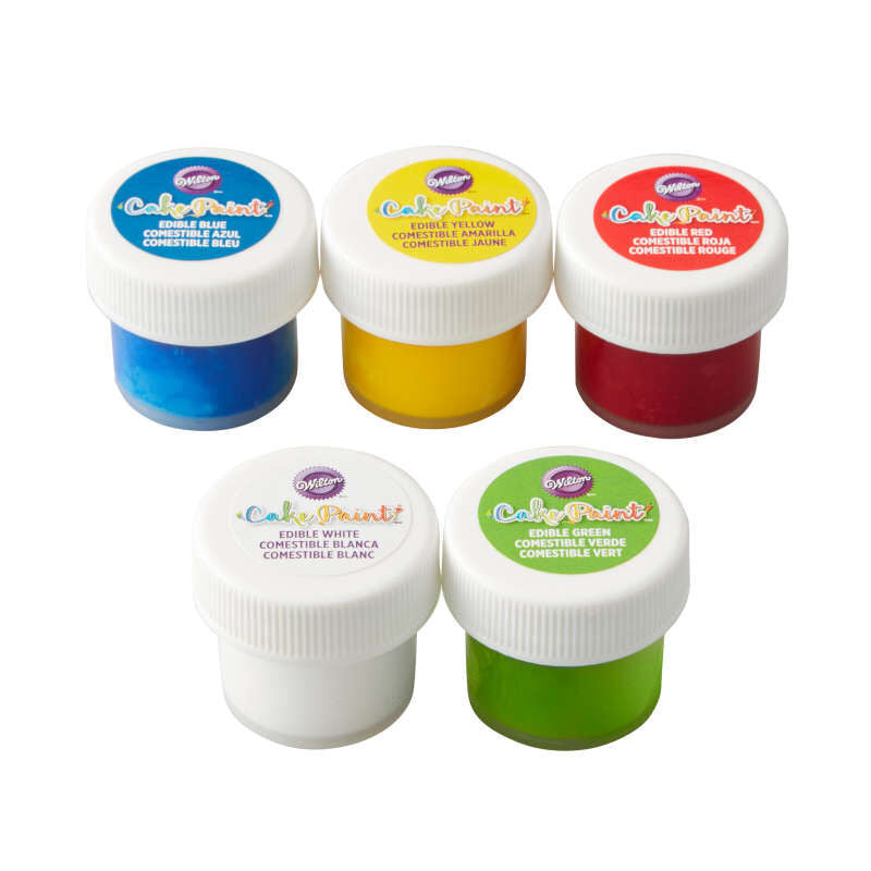 Cake Paint Set, 5-Piece