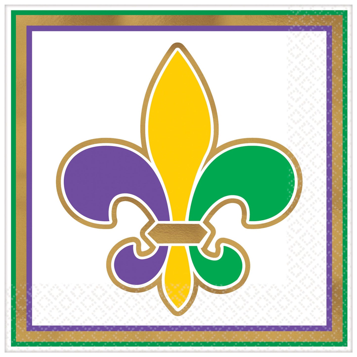 Fleur de Lis Beverage Napkins