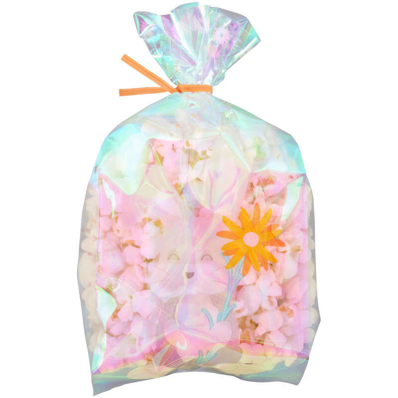 Bolsas de golosinas de conejito iridiscentes, 10 unidades