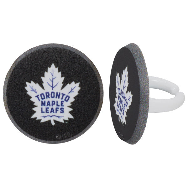 NHL® Puck Team Logo Cupcake Rings