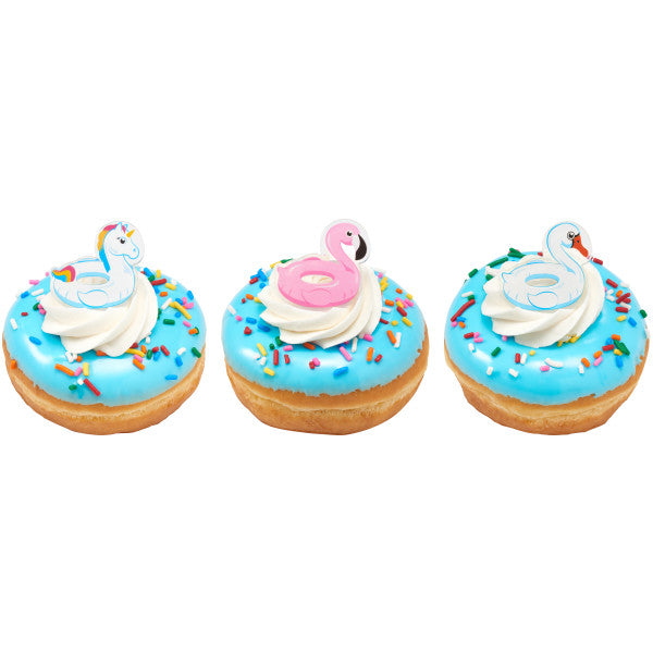 Pool Floaties Cupcake Rings