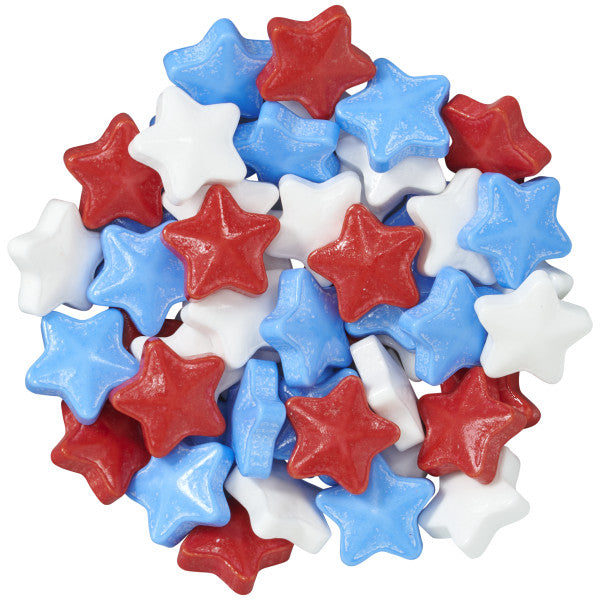 Red, White and Blue Stars Made Simply™ Sugar Candy Decorations 1lb