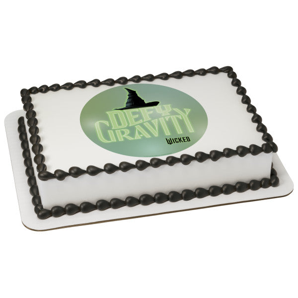 Wicked Defying  Gravity Edible Cake Topper Image