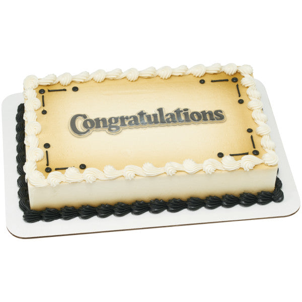 Congratulations Foil Script Assortment Layon 4ct