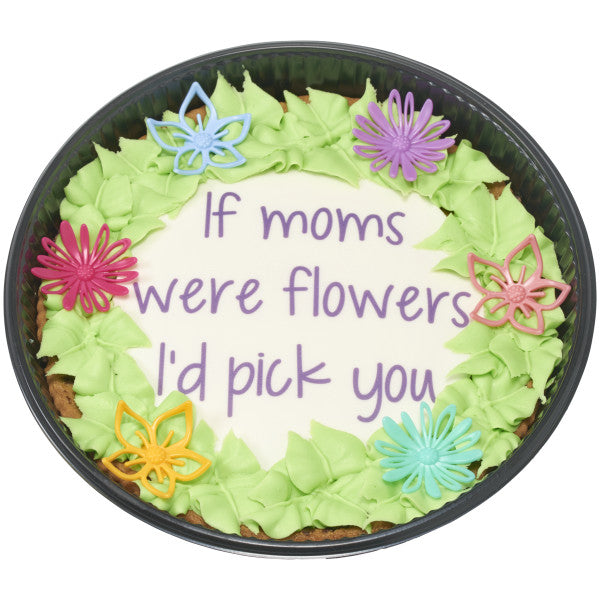 Flowers Assortment  Cupcake Rings. 12ct